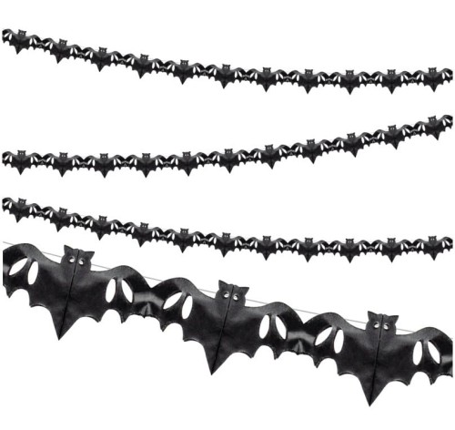 Girlanda bibułowa Nietoperze Halloween 400 cm