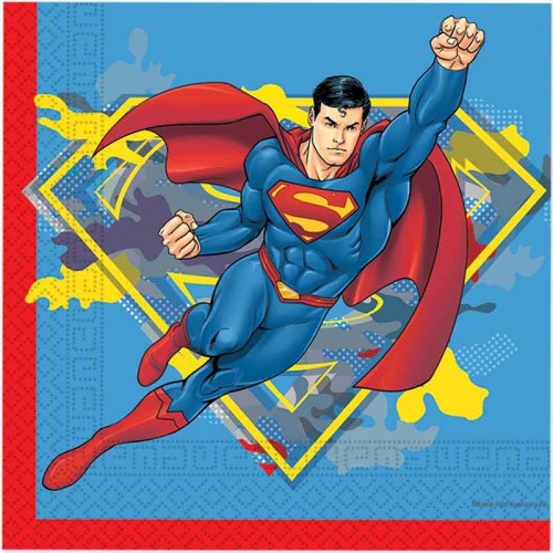 Serwetki Superman Krypton 33 x 33 cm, 20 szt.