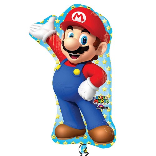 Balon foliowy Super Mario 55 x 83 cm