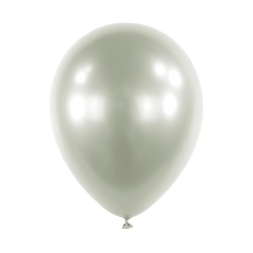 Balon lateksowy Satin Luxe Platinum Srebrny 30 cm, 1 szt.