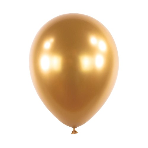 Balon lateksowy Satin Luxe Gold Sateen Złoty 30 cm, 1 szt.