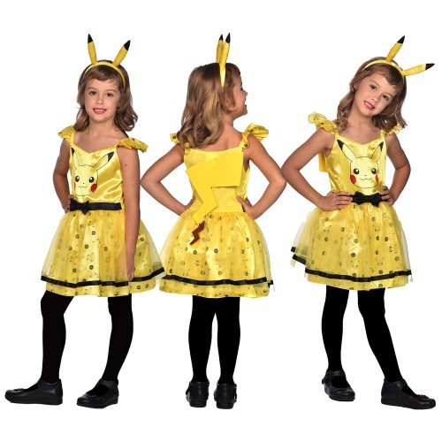 Kostium Pokemon Pikachu Sukienka 8-10 lat 128-140 cm