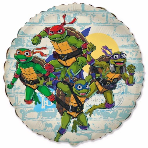 Balon foliowy Żółwie Ninja 45 cm