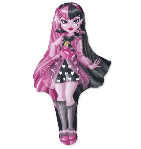 Balon foliowy Monster High Draculaura 77 x 47 cm