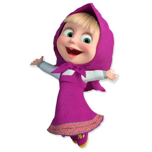 Balon foliowy Masha i Niedźwiedź na licencji 104 cm