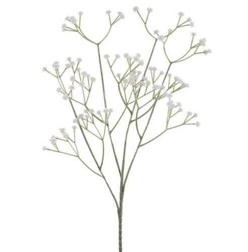 Sztuczny kwiat Gipsówka, biały, 62 cm