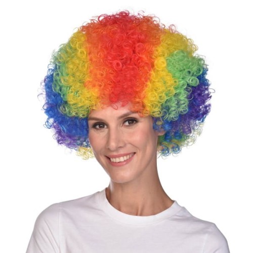 Peruka Tęczowe Afro